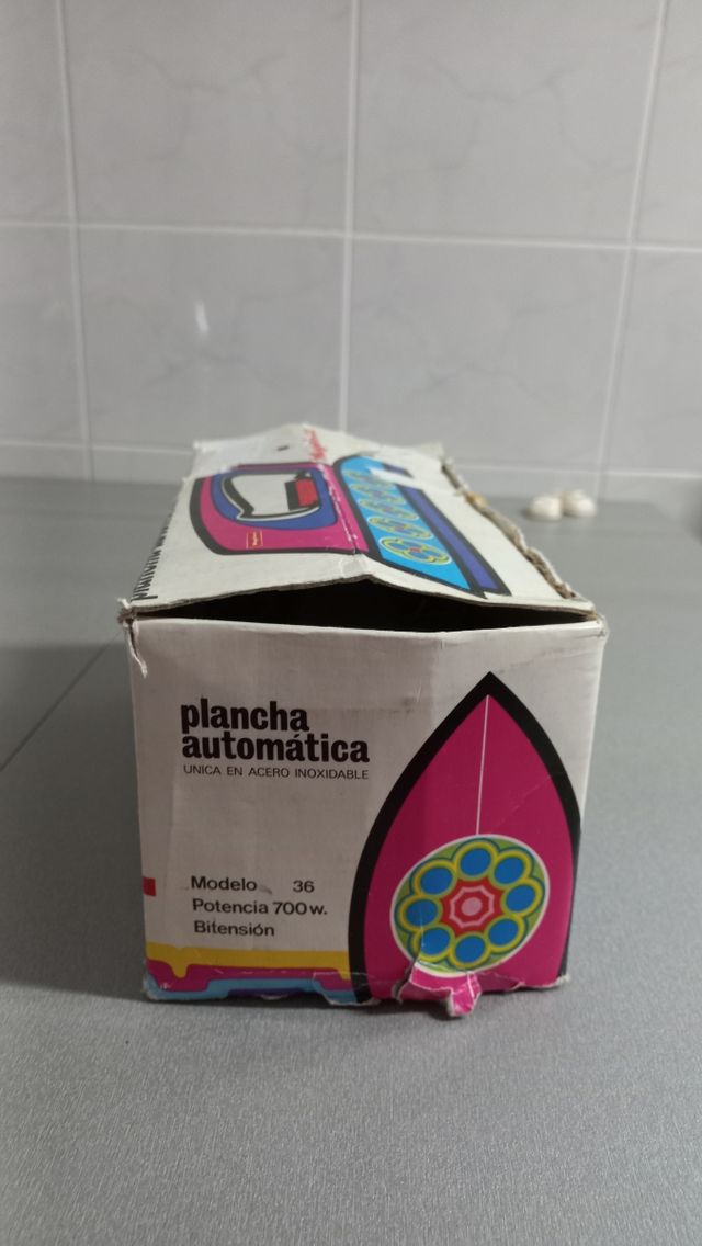 Plancha vintage años 60/70