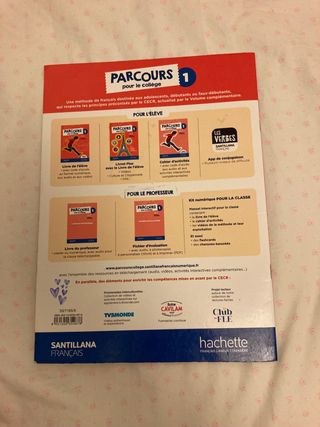 libro parcours 1 ESO santillana( pour le college)