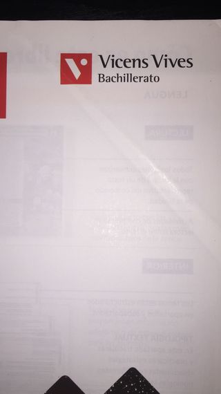 Libro Lengua castellana 1º Bachillerato