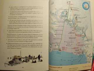 Libro castellano Scott y Amundsen - La conquista