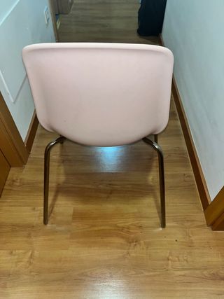 Silla ikea rosa palo