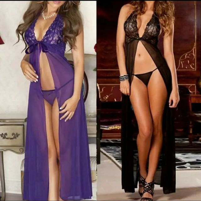 Vestido camison encaje