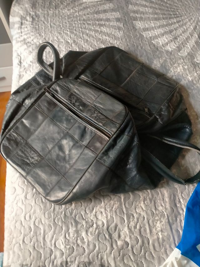 Bolsa viaje de piel