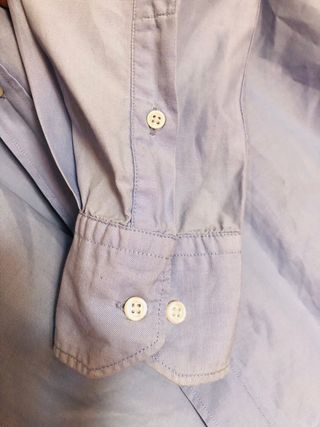 Camisa lisa azul Purificación García t3