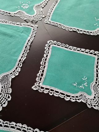 Bolillo servilletas ANTIGUAS