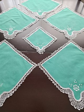 Bolillo servilletas ANTIGUAS