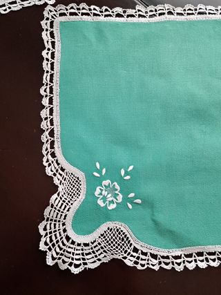 Bolillo servilletas ANTIGUAS