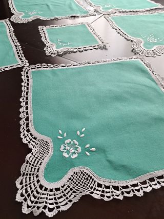 Bolillo servilletas ANTIGUAS