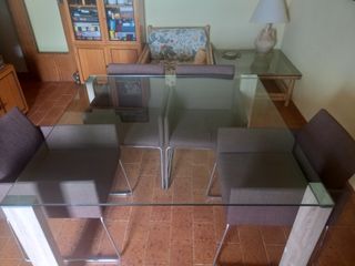Mesa de cristal