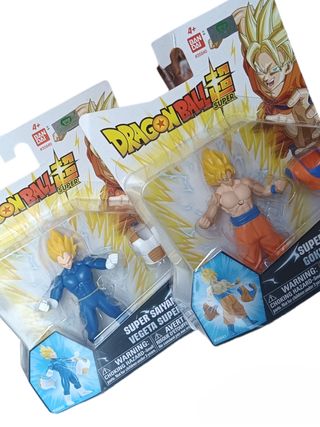Set Bandai muñecos Dragon ball Vegeta + Goku
