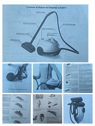 Robot limpieza caddy