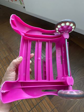 carro porta mochilas de colegio color fucsia