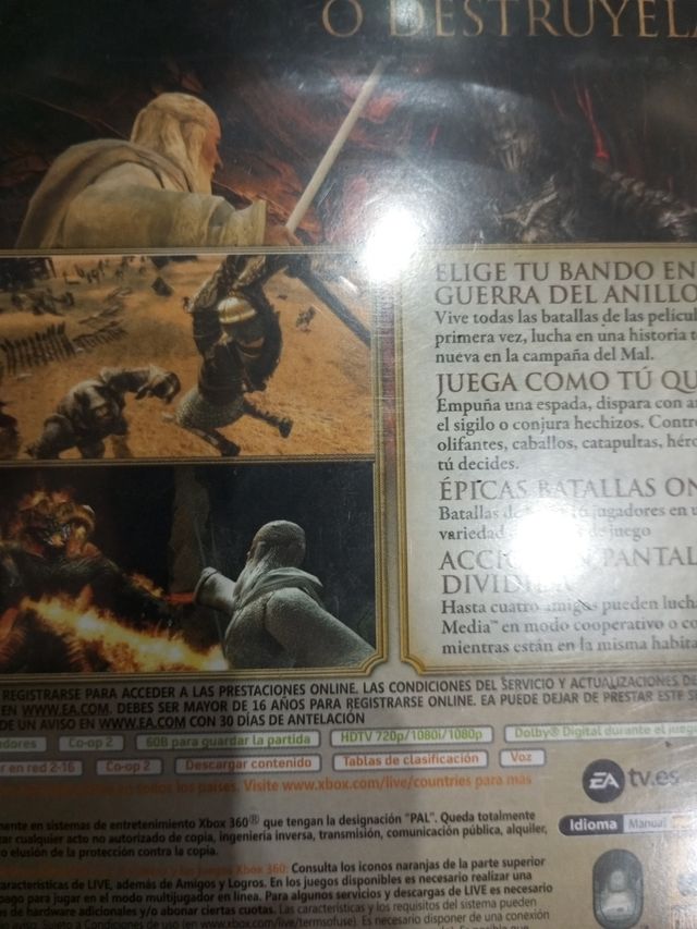 El señor de los anillos la conquista para Xbox 360