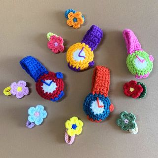 Pulsera Tejida Estilo Reloj