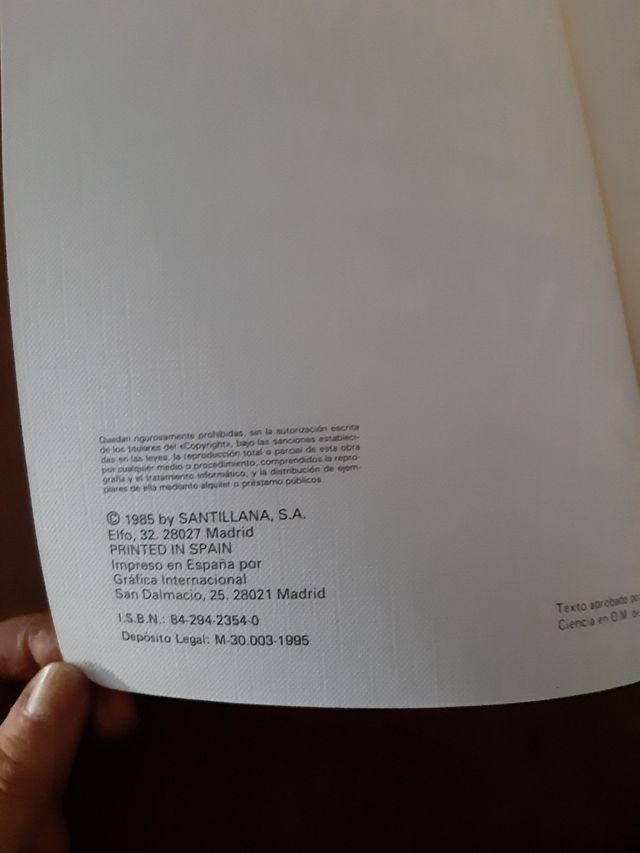 Lote de 2 libros antiguos texto del 65 y 71. Teide