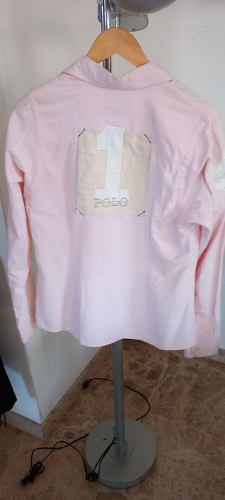 Camisa rosa manga larga La Martina
