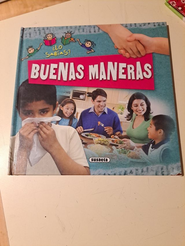 Buenas maneras.Libro educativo.