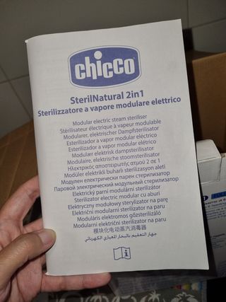 Esterilizador marca chicco 2 en 1
