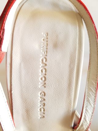 Y2K Purificación García tacones destalonados