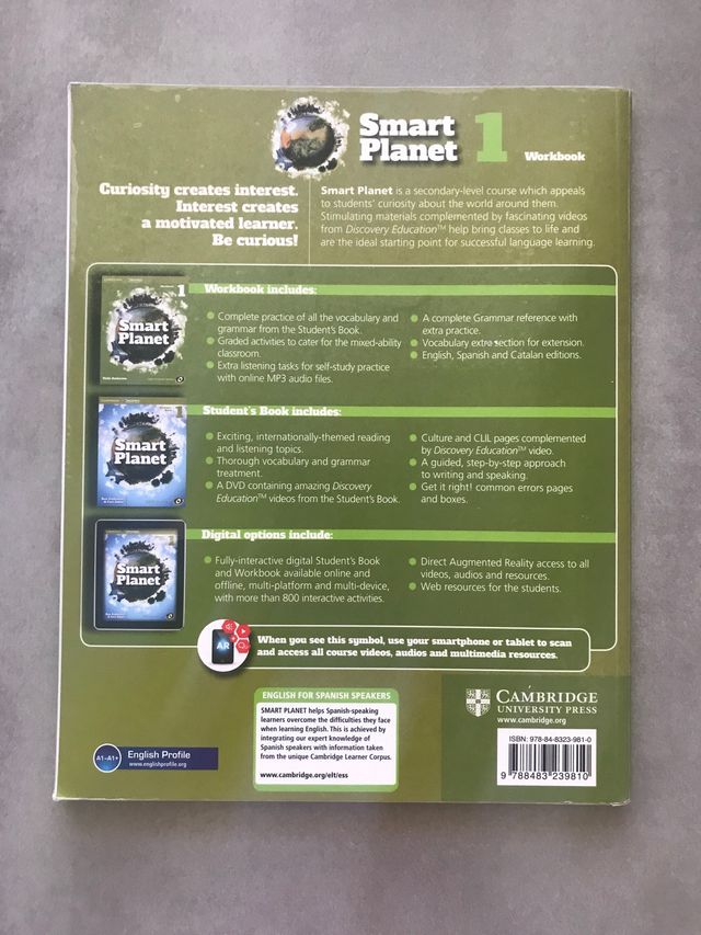 Libro de Inglés 1 ESO Smart Planet Cambridge