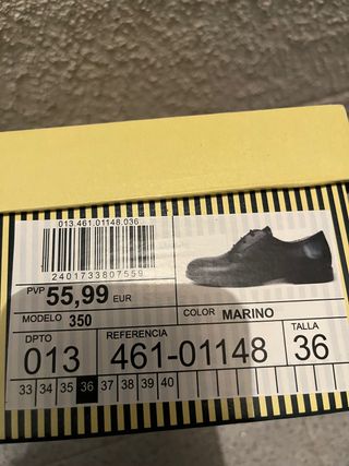 Zapato Tizzas niño 36