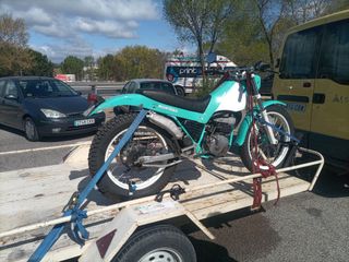 Grua coches, transporte vehículos clásicos, micro
