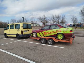 Grua coches, transporte vehículos clásicos, micro