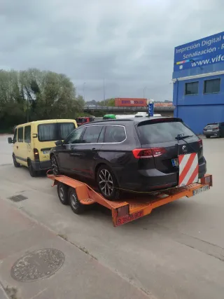 Grua coches, transporte vehículos clásicos, micro