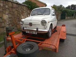 Grua coches, transporte vehículos clásicos, micro