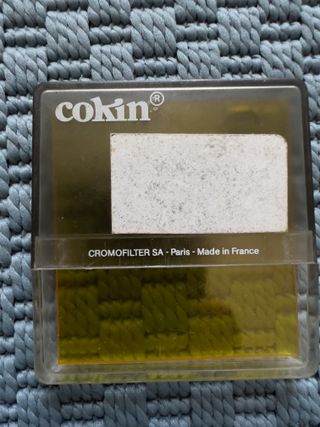 Filtro fotografía objetivo Cokin Amarillo