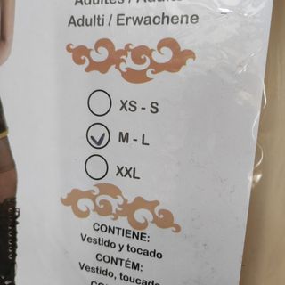 Disfraz de cabaretera.