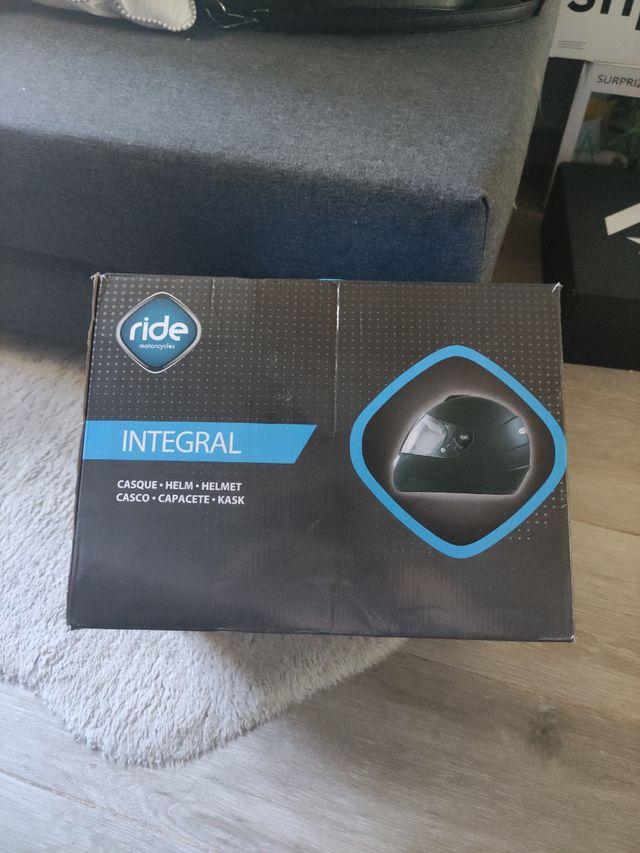 Ride 601 capacete full face moto preto mate S NEW