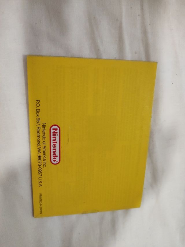 Manual dr.mario Game boy...hago envios