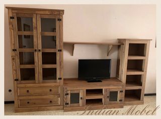 MUEBLES SALÓN RUSTICOS.OFERTA.NUEVO.INDIAN MOBEL
