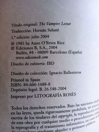 LOTE LIBROS ANNE RICE Y LUCIA ETXEBARRIA