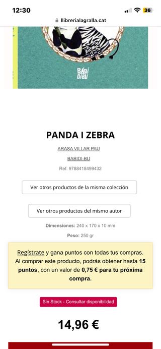 cuento infantil PANDA I CEBRA
