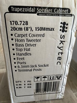 Conjunto de Altavoces y amplificador