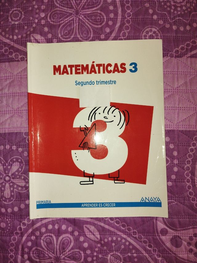 LIBRO MATEMÁTICAS 3 SEGUNDO TRIMESTRE ANAYA