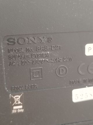 Altavoces Sony