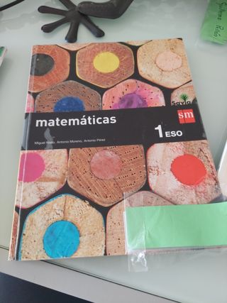 Libro matemáticas. 1 ESO