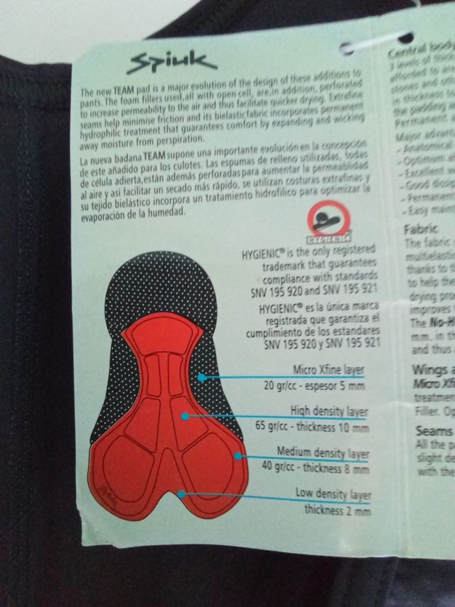 PANTALONCINI LUNGHI INVERNALI SPIUK NEW TEAM PAD