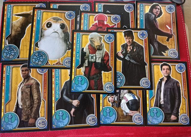 Cartas Star Wars (colección Carrefour)
