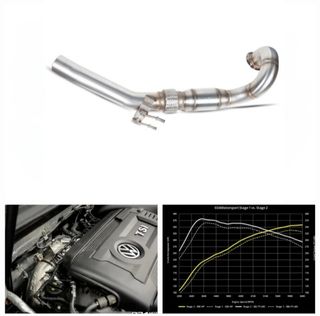 Downpipe Catalizada Golf 7-8Gti/R/Cupra 5F/TT8S/S3