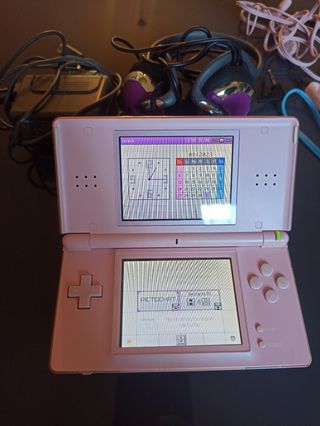 Nintendo DS lite rosa + complementos