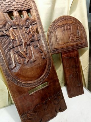 BONITA SILLA ETNICA BUENA MADERA BUEN E