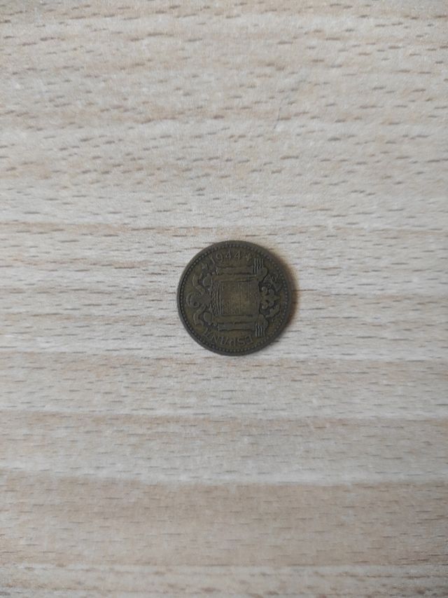 Una peseta de 1944