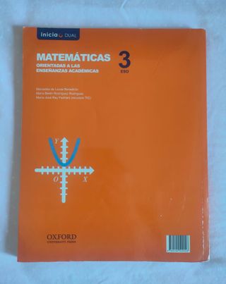 Matemáticas, 3ºESO, Oxford Educación