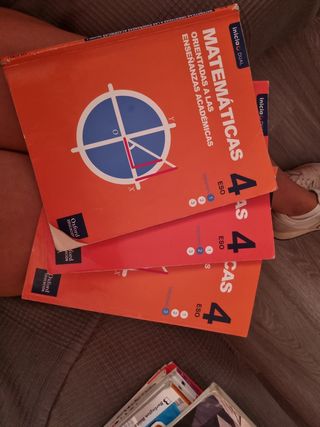 Libros matemáticas 4° eso