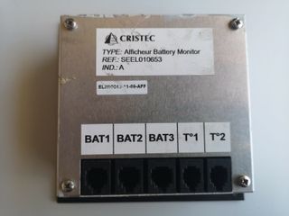 MONITOR 3 BATERIAS CRISTEC JBNUMII CPS3 DIGITAL