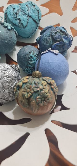 Bolas de Navidad manualidades